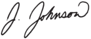 johnson signature johnson signature